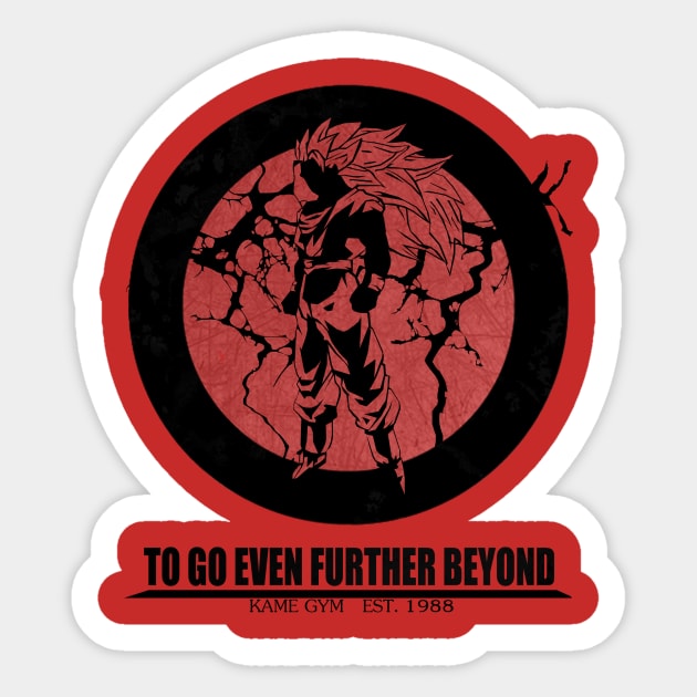 To Go Even Further Beyonf Sticker by GurrenSwagann